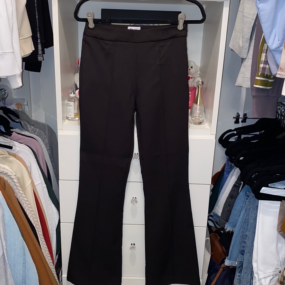 Princess Polly Black Flared Pants